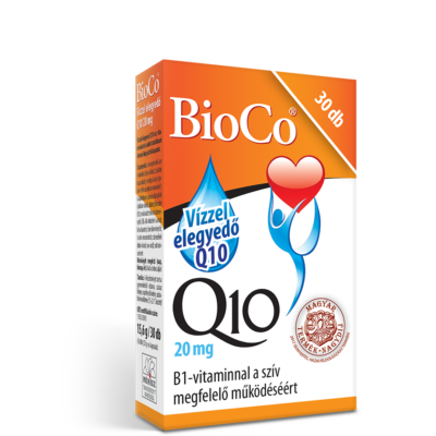 BIOCO Vízzel elegyedő Q10 20mg + B1-vitamin kapszula (30x)