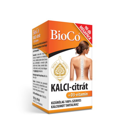 BIOCO KALCI-citrát + D3-vitamin filmtabletta MEGAPACK (90x)