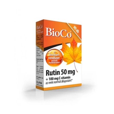 BIOCO Rutin 50mg + 100mg C-vitamin tabletta (90x)