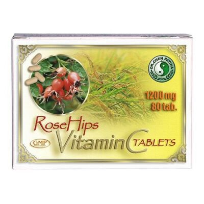 DR.CHEN Natúr C-vitamin Csipkebogyóval 1200mg tabletta (80x)