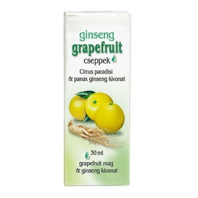 DR.CHEN Grapefruit cseppek Ginseng gyökér kivonattal (30ml)